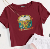 Traditional truck CROP TEES